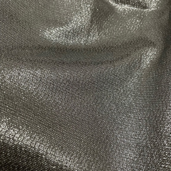 NWT Burberry Silver Sparkle Skirt - Picture 5 of 7